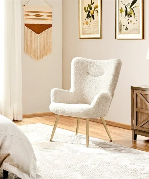 Premium Boucle Upholstered Chair