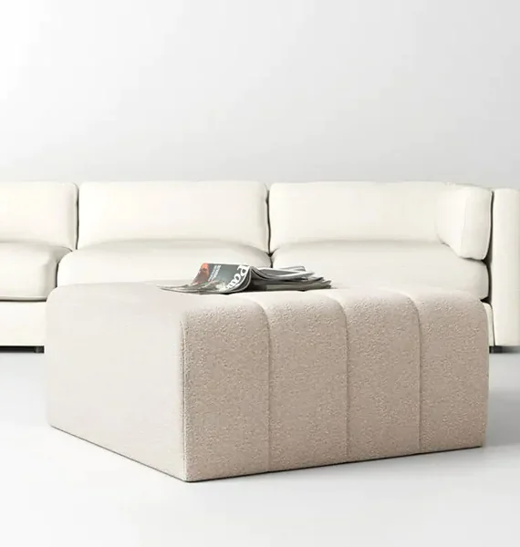 Square Upholstered Ottoman