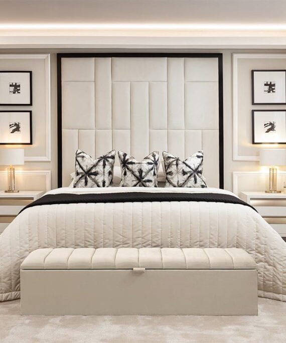 Modern Wall Panel Bed by Zavior Decor