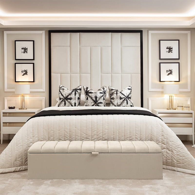 Modern Wall Panel Bed by Zavior Decor