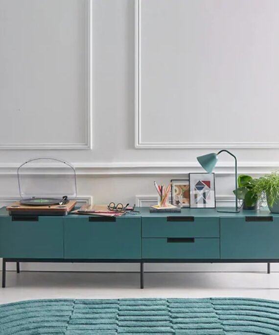 Luxurious TV Cabinet with Drawers