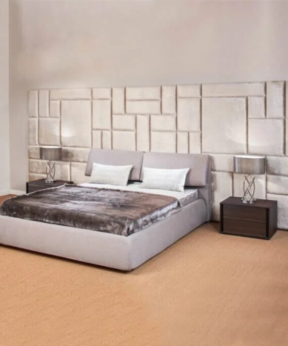 Premium Leather Wall Panel Bed