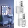White Dressing Table with Lights