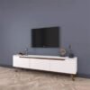 Premium White LED TV Cabinet - Image 3