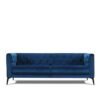 Blue Tufted Straight Fabric Sofa Abu Dhabi