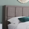 Padded Headboard Double Bed - Image 4