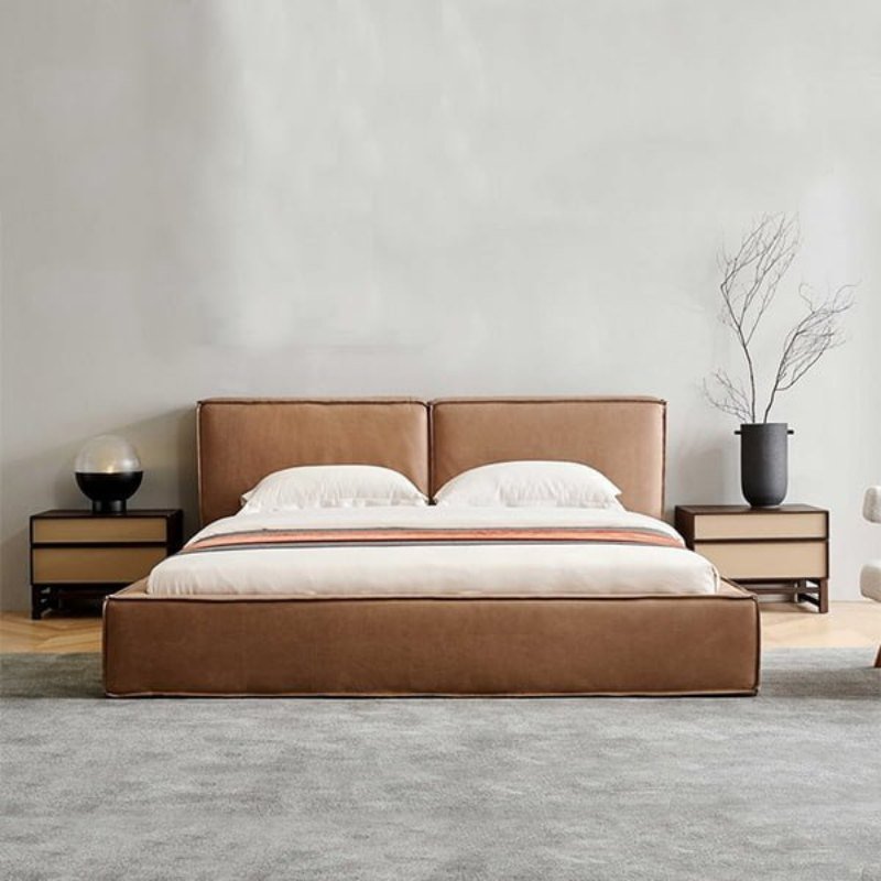 Luxury Designer Leather Bed