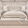 Modern Button Tufted Bed