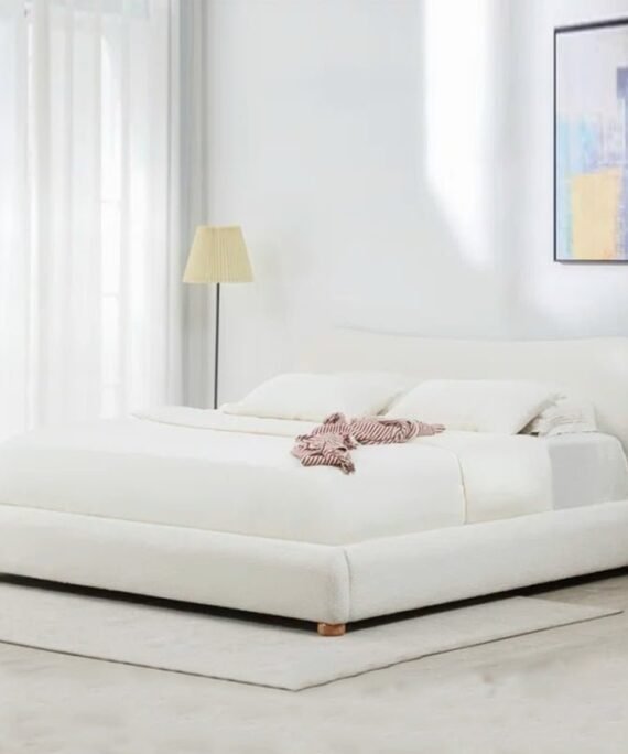 Premium Curve Upholstered Bed