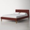 Upholstered Platform Double Bed