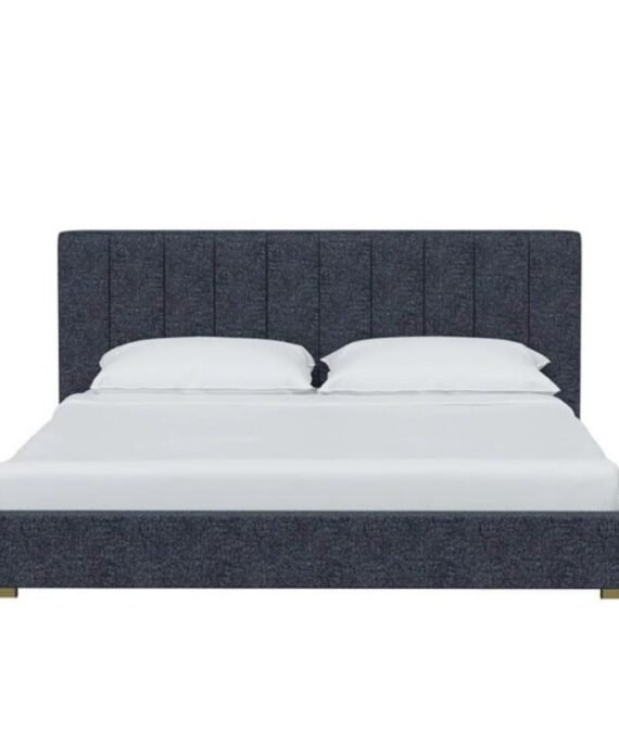 Channel Tufted Headboard Bed