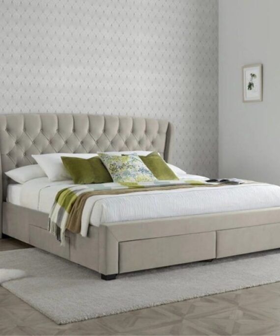 Luxury Velvet Double Bed