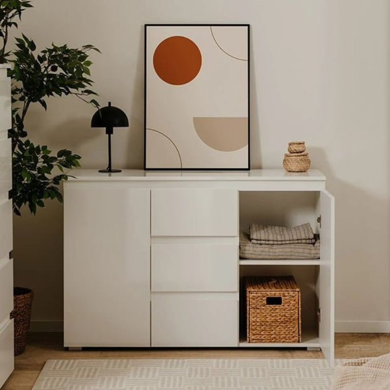 Luxury White Chest of Drawers