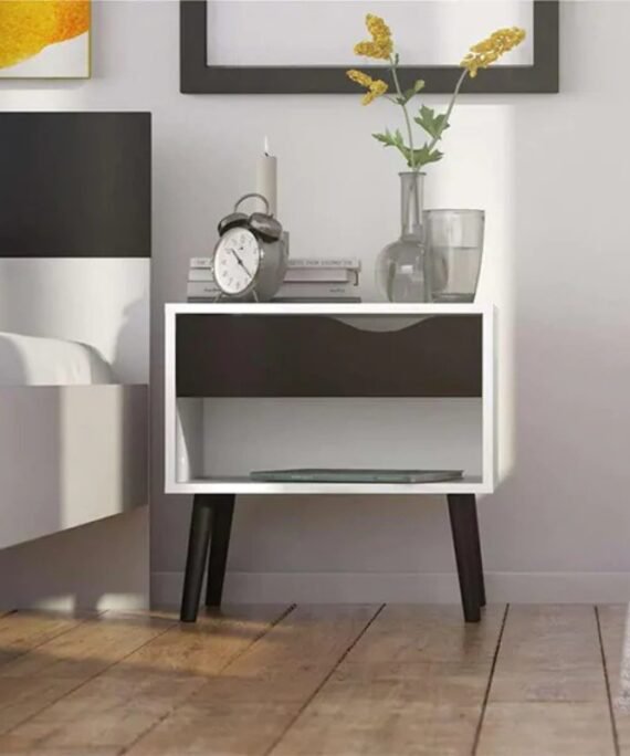 Modern Nightstand Table with 1 Drawer