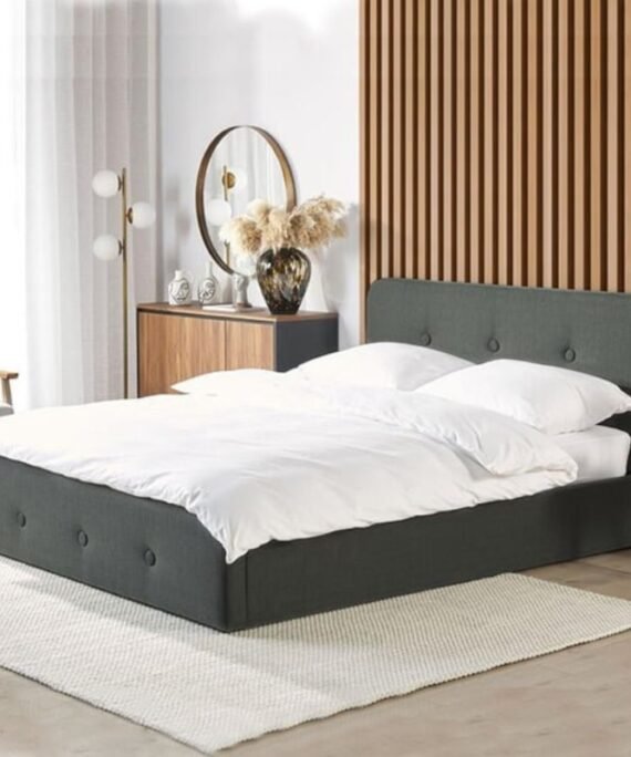 Premium Dark Gray Double Bed