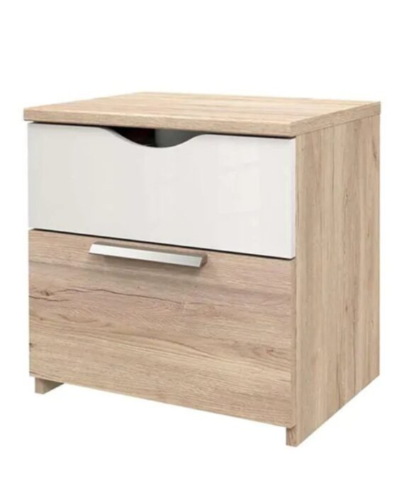 Wooden Texture Bedside Table