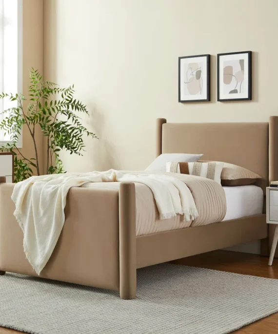 Rael Performance Velvet Bed